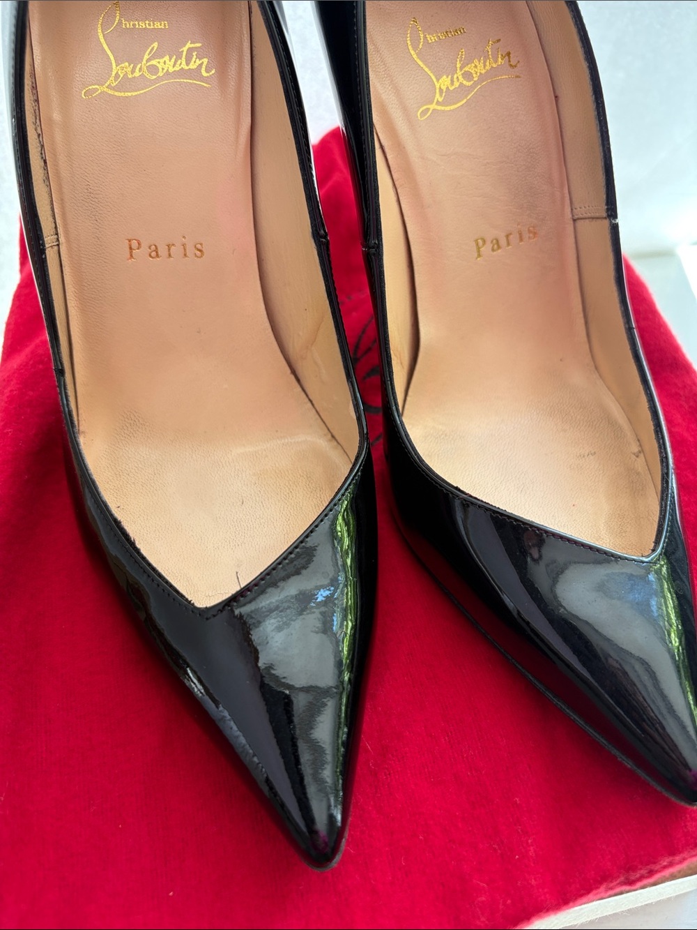 Christian Louboutin Completa Black Patent Pumps - Picture 7 of 16